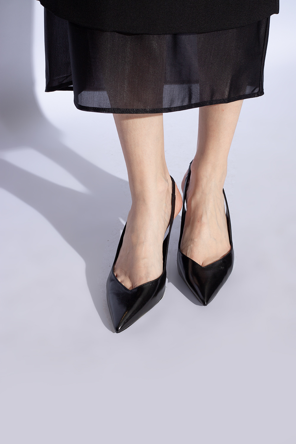 Stuart weitzman deals leather pumps